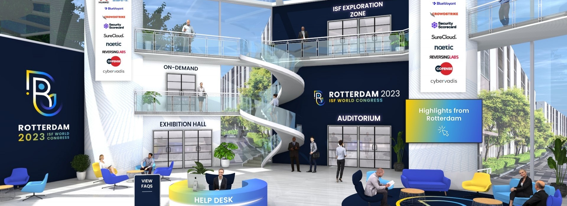 example of a branded virtual event experience by TK Events