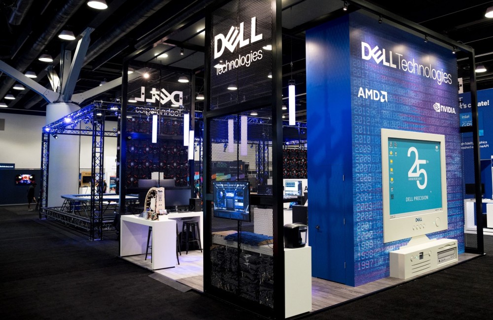 Dell Tradeshow Booth   Siggraph award